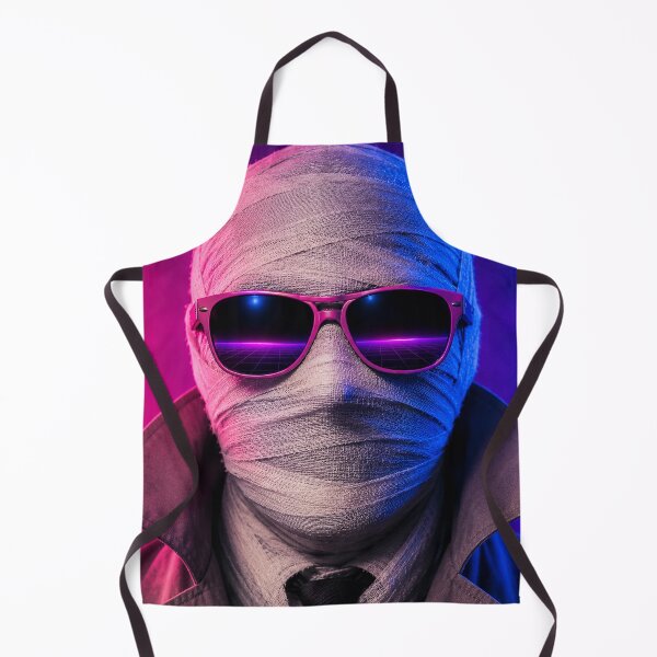 Item preview, Retro 80s Neon Synthwave Invisble Man designed and sold by TobinHood.