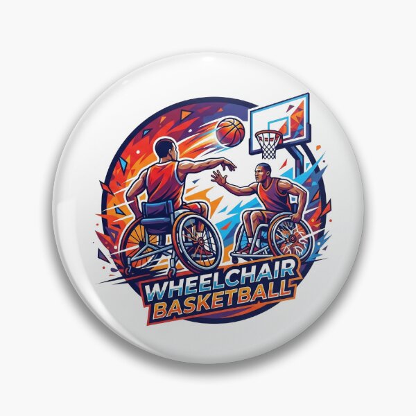 Item preview, Wheelchair Basketball Dynamic Adaptive Sports Art designed and sold by rbgart.