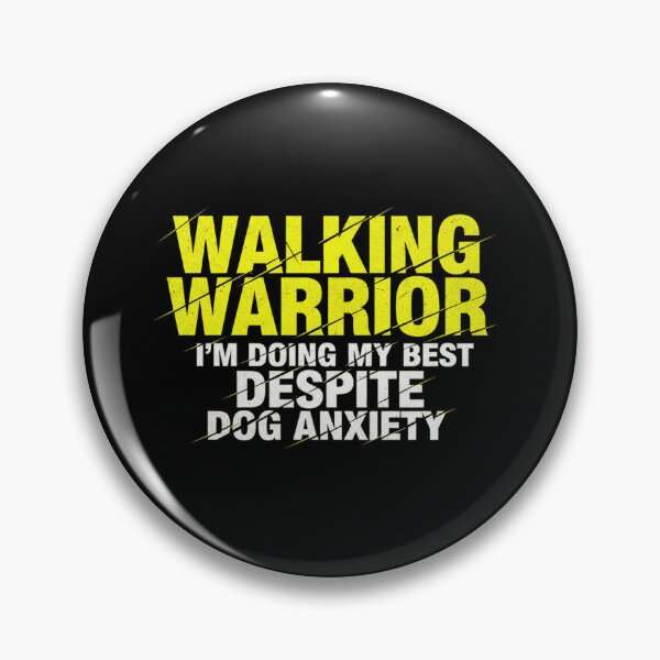 Item preview, Walking Warrior Anxious Dog Owner Shirt designed and sold by Hanno0.