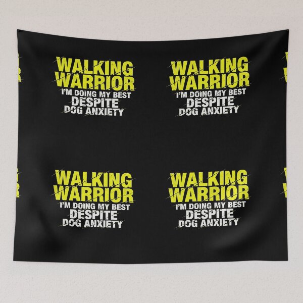 Item preview, Walking Warrior Anxious Dog Owner Shirt designed and sold by Hanno0.
