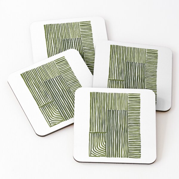 Item preview, Green Boho Stripes designed and sold by Sketch-Shack.