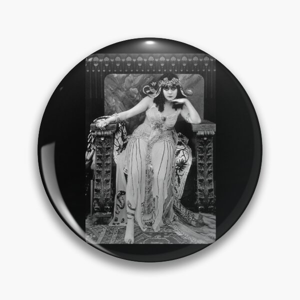 Item preview, Theda Bara Cleopatra 1917 Silent Film Vintage Portrait designed and sold by MarigoldandLily.