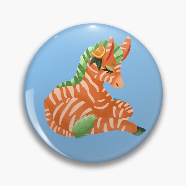 Item preview, Tangerine Zing Zebra  designed and sold by Bre-Bug-242.
