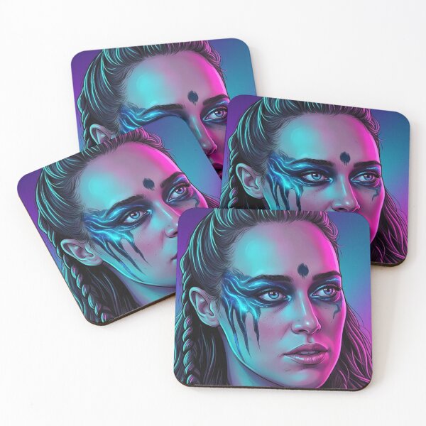 Item preview, Lexa Neon Locks Thai GL Tv Series Lgbtq+ WLW Decor Poster Print Art Comic designed and sold by Mind Space.