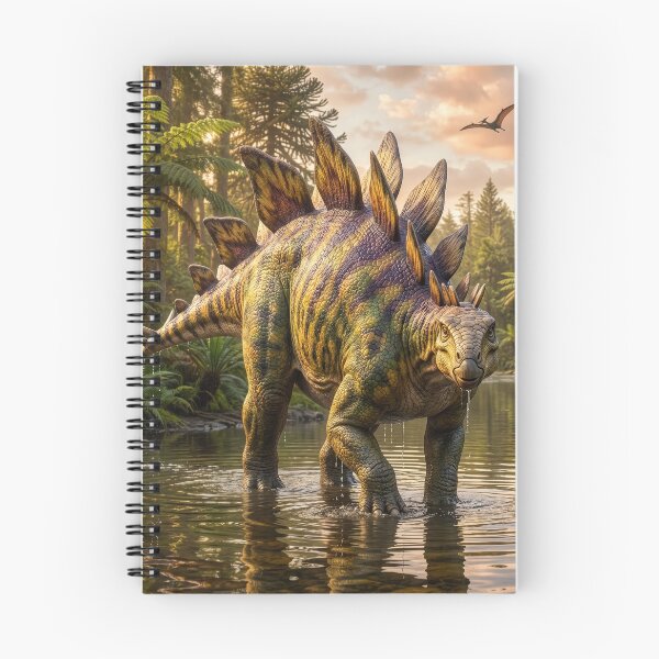Item preview, Stegosaurus Wading in Water designed and sold by Tridentulus.