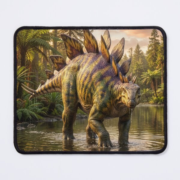Item preview, Stegosaurus Wading in Water designed and sold by Tridentulus.