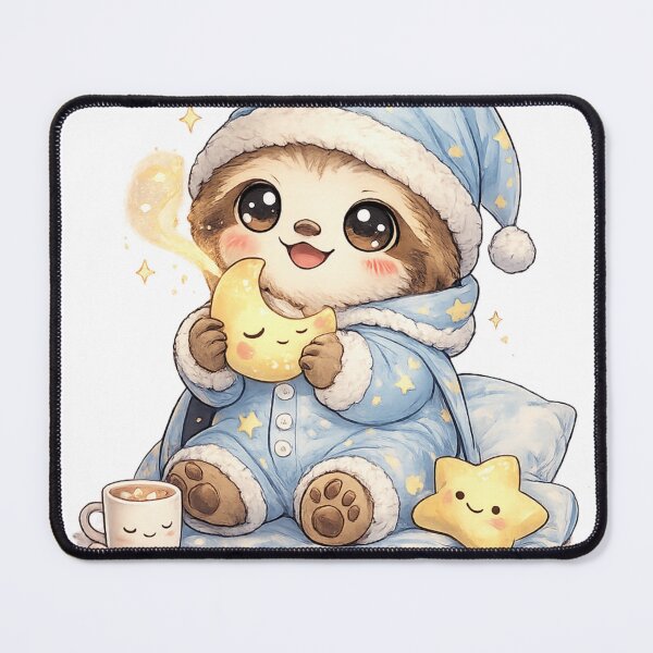 Item preview, Cute Sleepy Sloth In Pajamas designed and sold by neonvael.