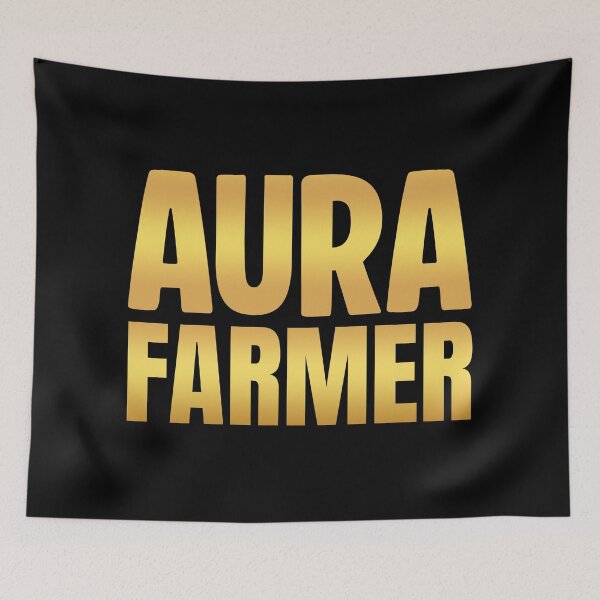Item preview, Aura Farmer, Golden Bold Memes designed and sold by Memes N Lore .