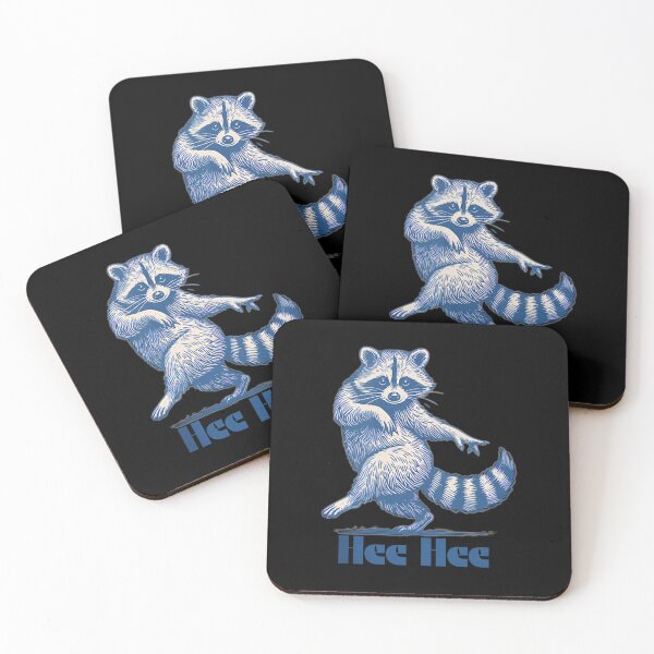 Item preview, Hee Hee raccoon funny designed and sold by LayersDesign.