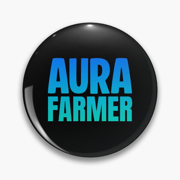 Item preview, Aura Farmer, Blue Bold Memes designed and sold by Memes N Lore .