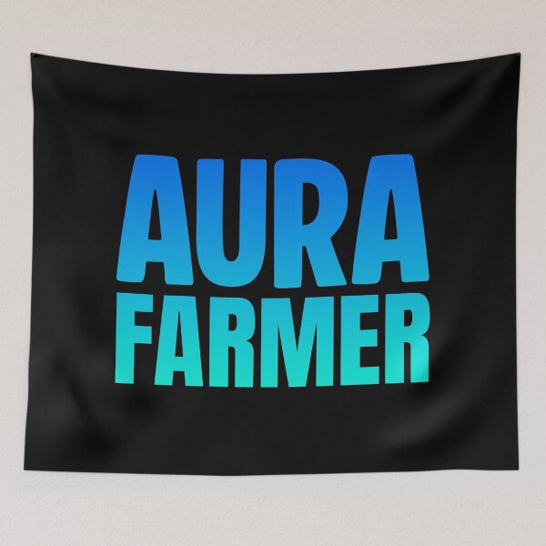 Item preview, Aura Farmer, Blue Bold Memes designed and sold by Memes N Lore .