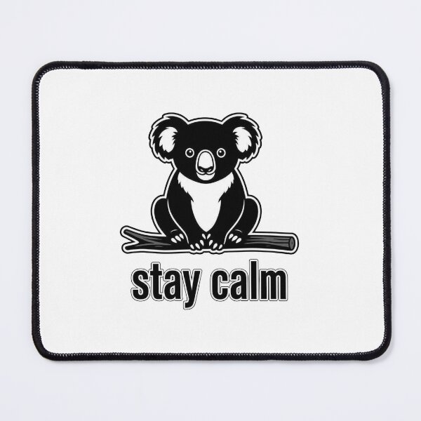 Item preview, Minimalist Koala Stay Calm | Funny Relaxed Animal Design designed and sold by LibbArt.