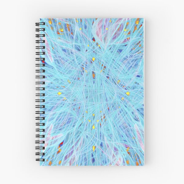 Item preview, Pastel Blue Abstract Ethereal Energy Flow Art designed and sold by Paolo-Bandal.