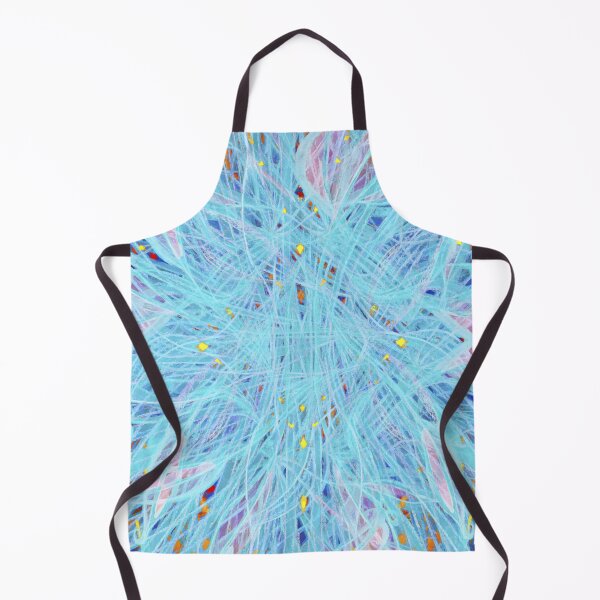 Item preview, Pastel Blue Abstract Ethereal Energy Flow Art designed and sold by Paolo-Bandal.