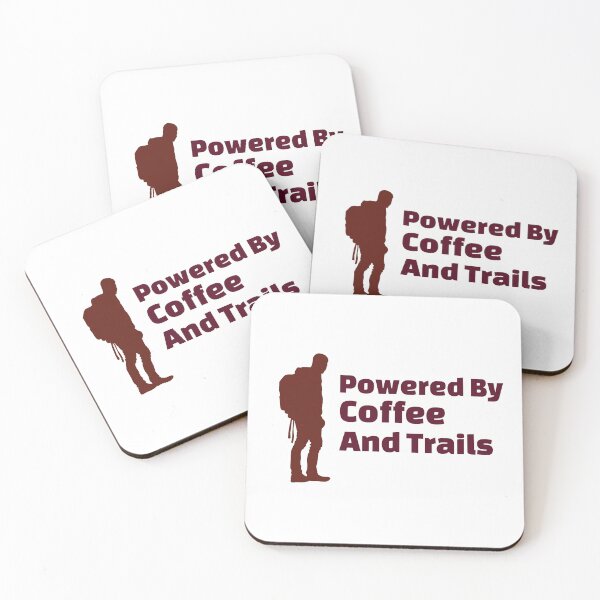 Item preview, Powered By Coffee And Trails designed and sold by Kal-El-Tees.