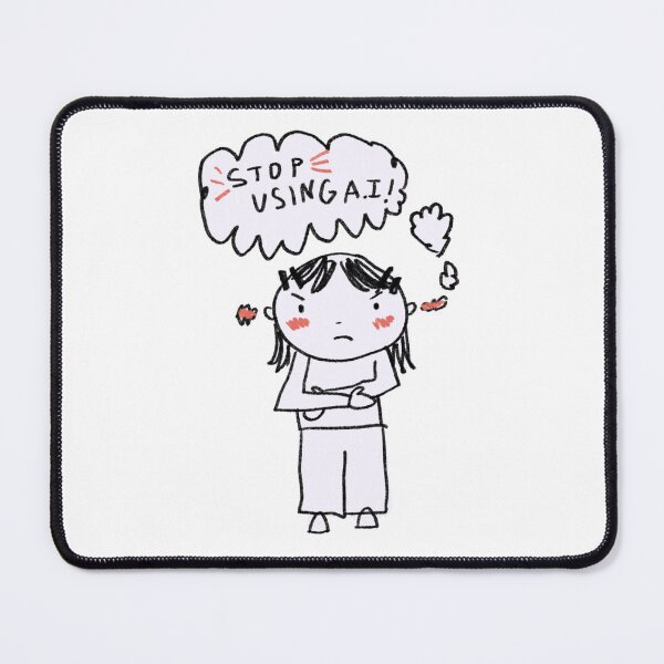 Item preview, Stop Using A.I illustration designed and sold by shimzart5.