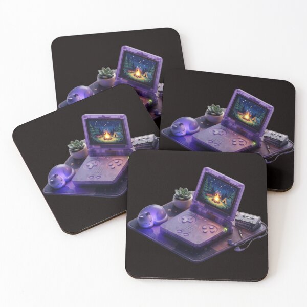 Item preview, 90s Retro Nostalgia: 3D Isometric Cozy Translucent Handheld Gaming Setup designed and sold by ikonicgallery.