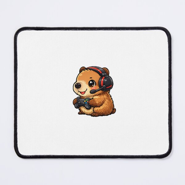 Item preview, Capybara Gaming Cartoon Design designed and sold by Aramdesing.