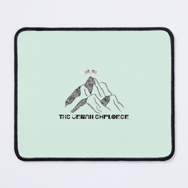 Item preview, The Urban Explorer | US Flag Patriotic Mountain Wilderness Art designed and sold by The Urban Explorer.
