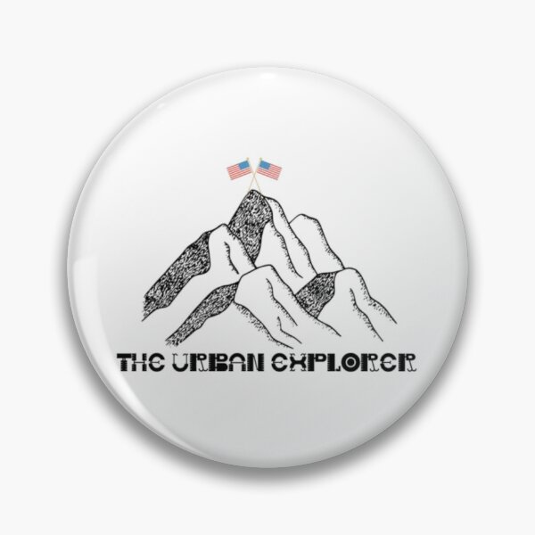 Item preview, The Urban Explorer | US Flag Patriotic Mountain Wilderness Art designed and sold by The Urban Explorer.