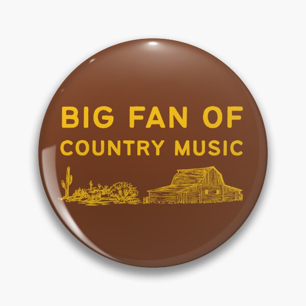 Item preview, "Big Fan of Country Music" w/ graphic designed and sold by zozzy-does-art.
