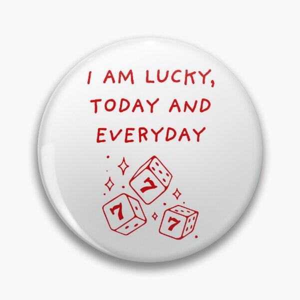 Item preview, I am lucky, today and everyday designed and sold by BlissThreads.