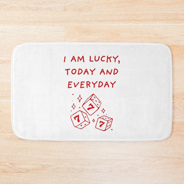Item preview, I am lucky, today and everyday designed and sold by BlissThreads.