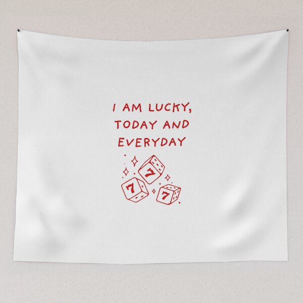 Item preview, I am lucky, today and everyday designed and sold by BlissThreads.