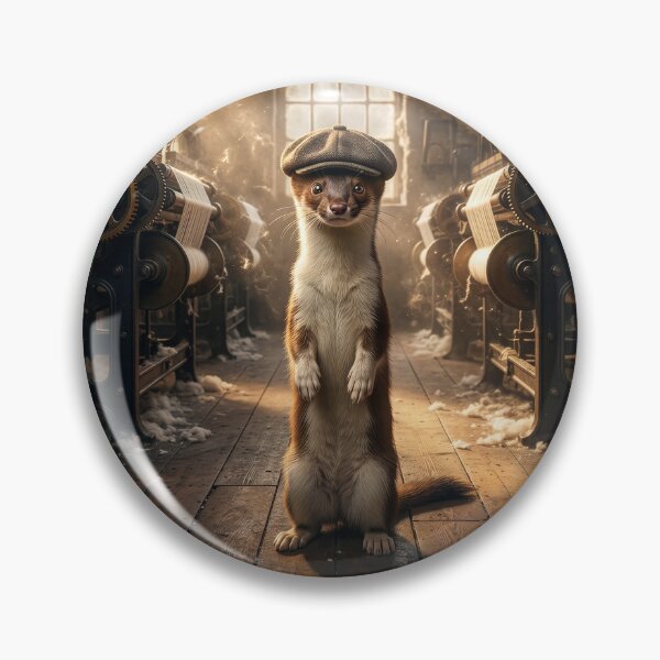 Item preview, Cotton Mill Stoat designed and sold by Tridentulus.