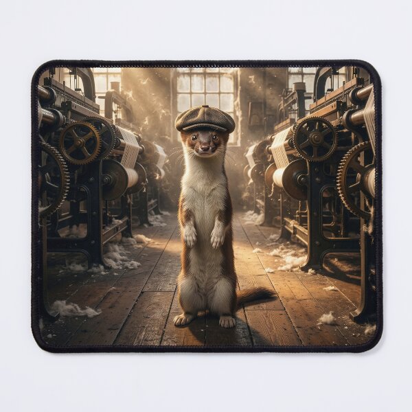 Item preview, Cotton Mill Stoat designed and sold by Tridentulus.