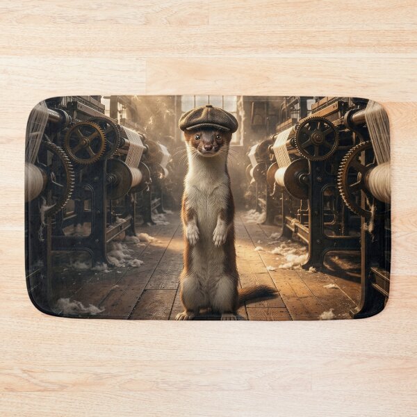 Item preview, Cotton Mill Stoat designed and sold by Tridentulus.