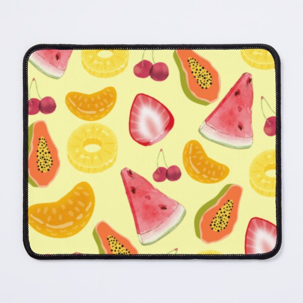 Item preview, Tropical summer fruit mouse pad designed and sold by The Art Cove.
