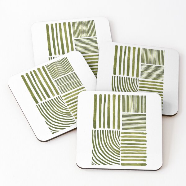 Item preview, Green Boho Stripes designed and sold by Sketch-Shack.