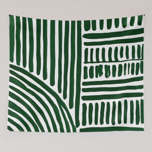 Item preview, Green Boho Stripes designed and sold by Sketch-Shack.