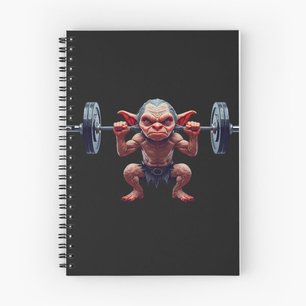 Item preview, Squat Goblin – Funny Gym Creature designed and sold by Sparkofart07.