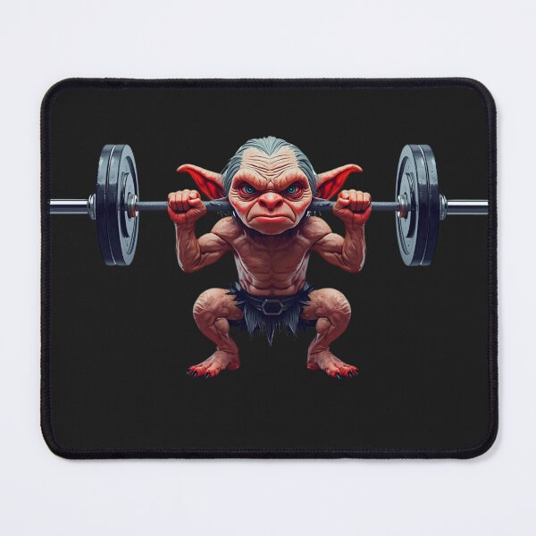 Item preview, Squat Goblin – Funny Gym Creature designed and sold by Sparkofart07.
