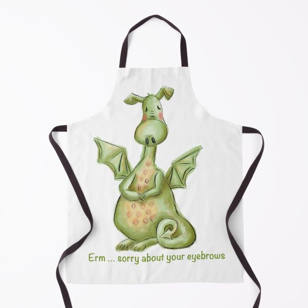Item preview, Fire breathing funny dragon, sorry about your eyebrows designed and sold by OhNoNotAgain42.