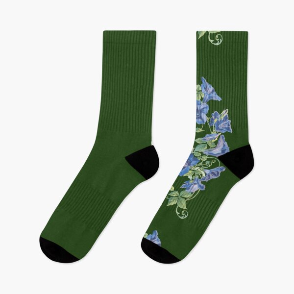 Item preview, Blue morning glory flower  designed and sold by uunaa.