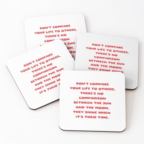 Item preview, Don't compare your life to others designed and sold by BlissThreads.