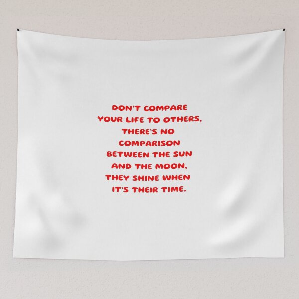 Item preview, Don't compare your life to others designed and sold by BlissThreads.
