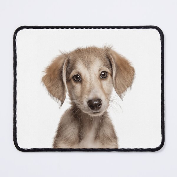Item preview, Adorable Saluki pup for Cute Persian Greyhound puppy lovers designed and sold by LazyOwlStore.