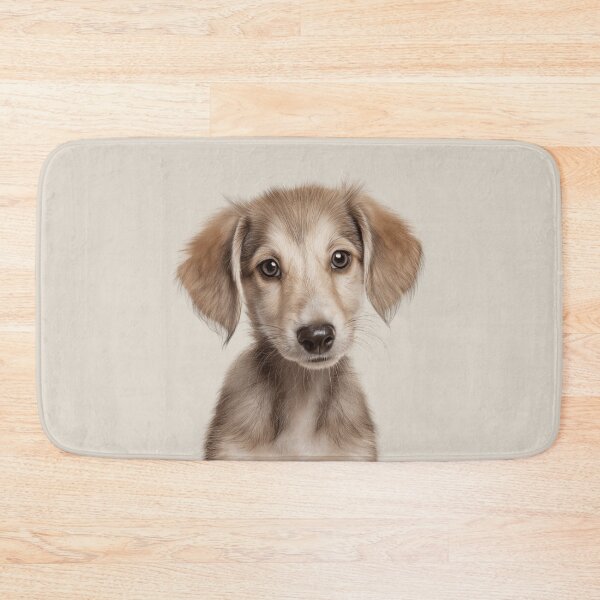 Item preview, Adorable Saluki pup for Cute Persian Greyhound puppy lovers designed and sold by LazyOwlStore.