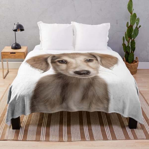 Item preview, Adorable Saluki pup for Cute Persian Greyhound puppy lovers designed and sold by LazyOwlStore.