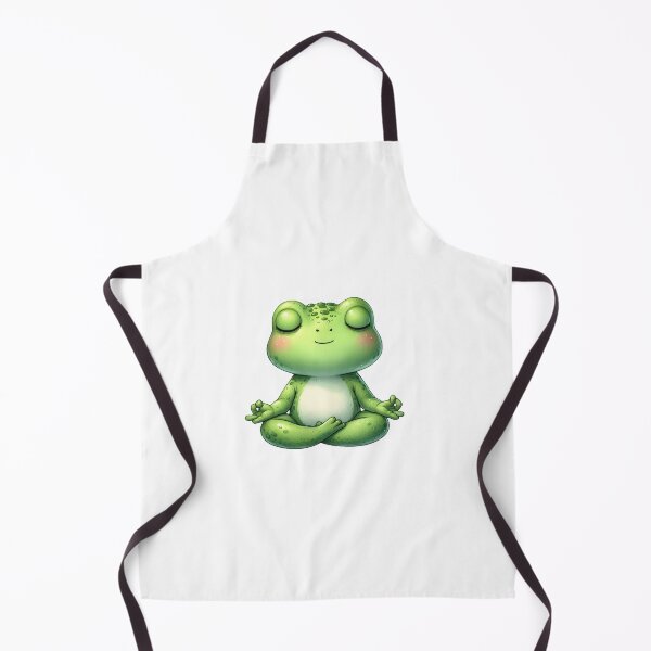 Item preview, Cute Meditating Frog Zen Yoga Art designed and sold by Smoking_Animals .