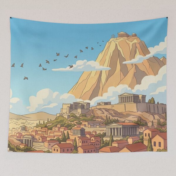 Item preview, Olympus over Greece designed and sold by The King's general goods.