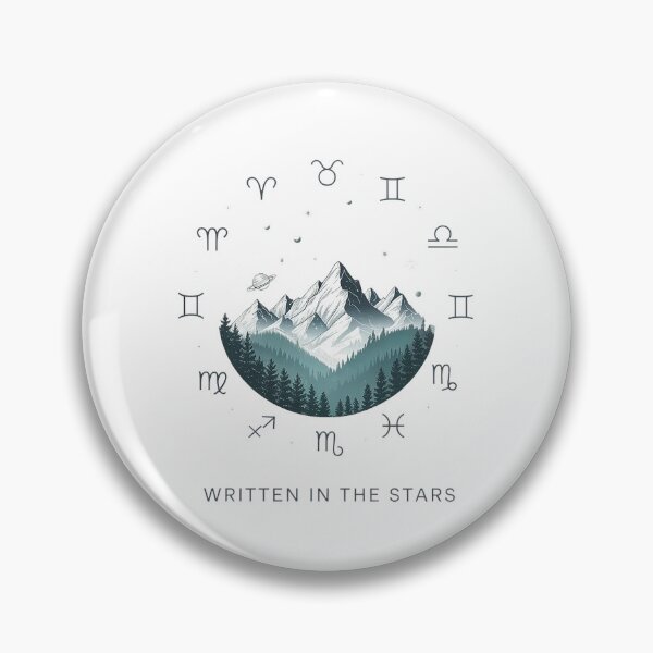 Item preview, Written in the Stars Celestial Mountain Zodiac Aesthetic Design designed and sold by Cool-cat-art.