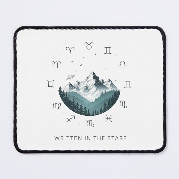 Item preview, Written in the Stars Celestial Mountain Zodiac Aesthetic Design designed and sold by Cool-cat-art.