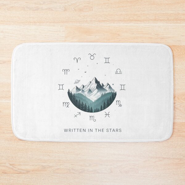 Item preview, Written in the Stars Celestial Mountain Zodiac Aesthetic Design designed and sold by Cool-cat-art.