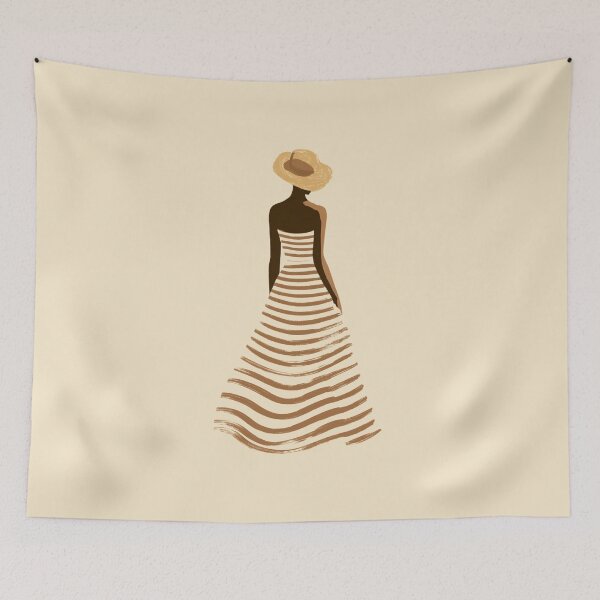 Item preview, Lady on a Dress - Boho Art designed and sold by Sketch-Shack.