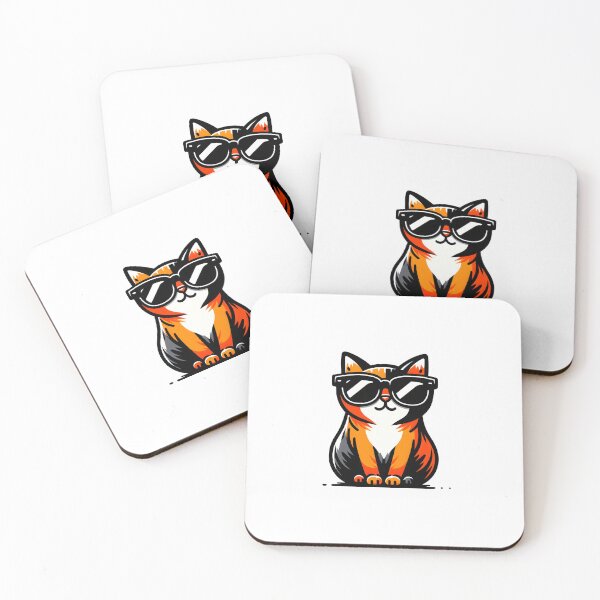 Item preview, Cool Cat with Sunglasses Illustration designed and sold by Smoking_Animals .